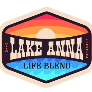 Bag of Makin' Smiles Coffee Lake Anna Life Blend dark roast coffee, a custom blend for Lake Anna Outfitters